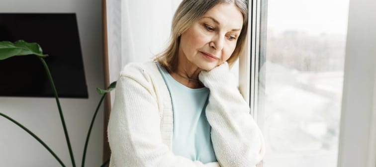 Retired person with the winter blues