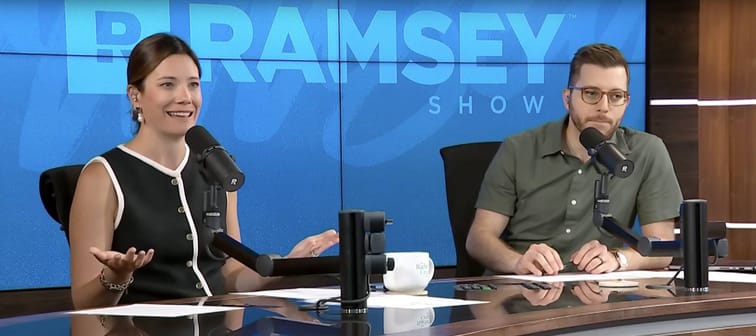 The Ramsey Show cohosts Rachel Cruze and George Kamel speak with Sarah from Jacksonville, Florida.